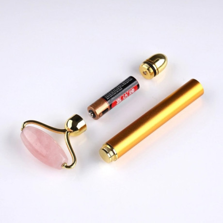 rola-electrica-din-jad-roz-cu-maner-metalic-auriu-pentru-masaj-facial-lifting-relaxare-cu-vibratii-cod-r133b-big-2