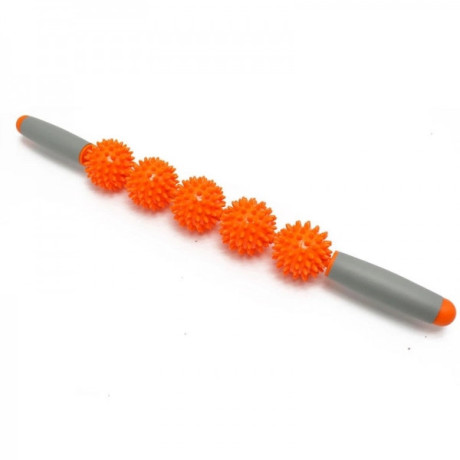 roller-masaj-stick-cu-5-bile-zimtate-portocalii-cod-r121-big-2